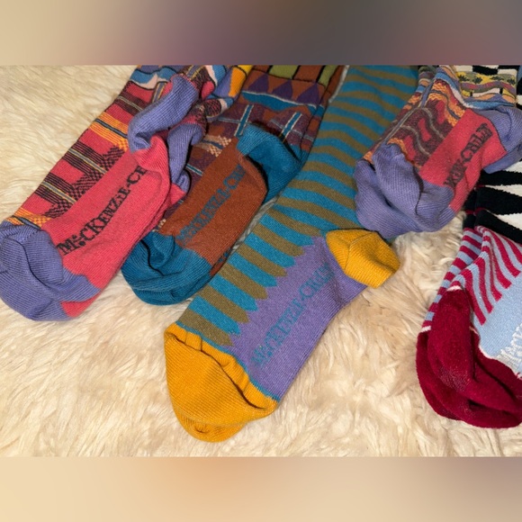 Lot of MacKenzie Childs socks - 8 Pairs - Size 6-9 - Picture 4 of 8